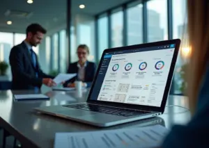 Интерфейс цифровой платформы МСП.РФ на экране с отображением сервисов поддержки малого и среднего бизнеса России